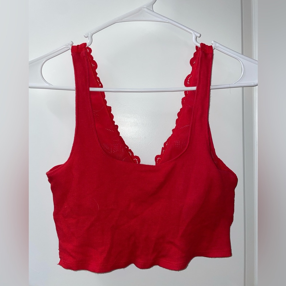 Aerie Lace Back Longline Bralette